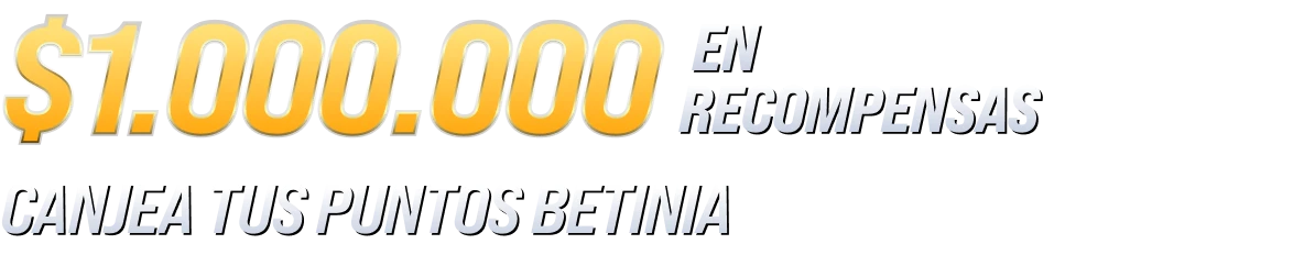 Canjea tus puntos Betinia
